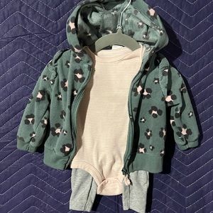 3 piece baby girl set